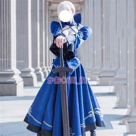 Yahooオークション Fgo Fate 黒化セイバーオルタ ドレス コスプレ衣装