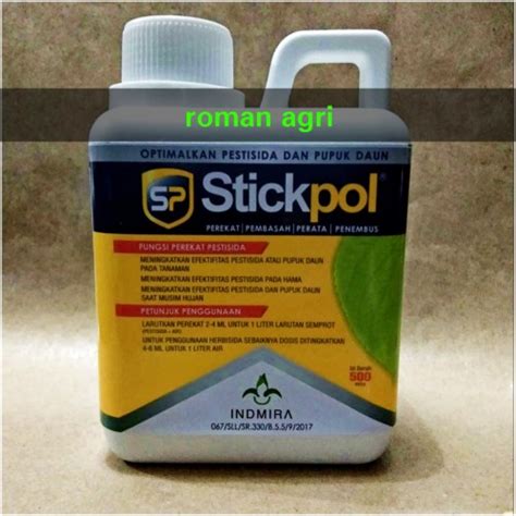 Jual Stickpol Ml Bahan Perekat Pembasah Perata Pestisida Kab