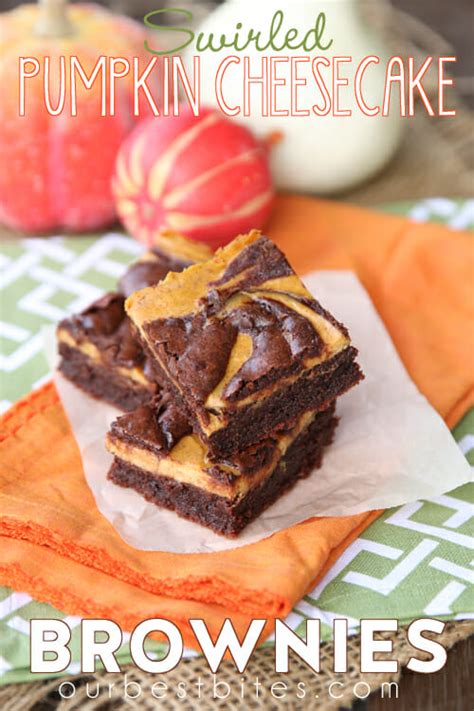 Swirled Pumpkin Cheesecake Brownies Our Best Bites