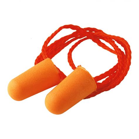 3m 1110 Corded Foam Ear Plug Nrr 29 Db