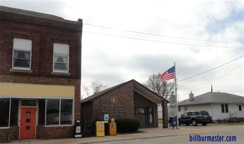 Looking at the Manlius Post Office. (January, 2012)