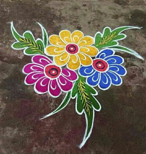 Pin By Priya On Rangola Free Hand Rangoli Design Free Hand Rangoli