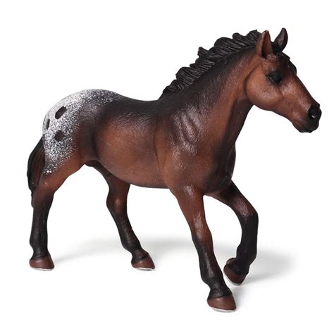 Figuras de ação de modelo de cavalo de fazenda animal selvagem da