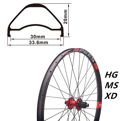 Rujixu Mtb Bike Wheelset Inch Am Or Dh Mm Wide Rim