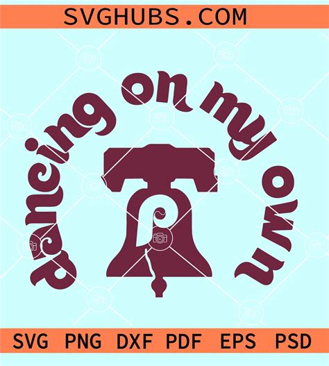 Phillies Dancing On My Own Svg Philadelphia Phillies Svg Phillies