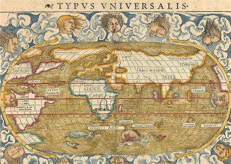 First Ever Map Of The World - The Map Of North America