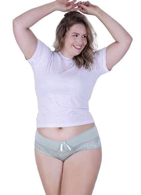 Calcinha Graca Plus Size Microfibra Concept Lingerie Verde Verde