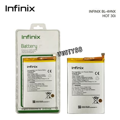 Jual Baterai Infinix Hot I X B X D Bl Nx Note Bl Kx