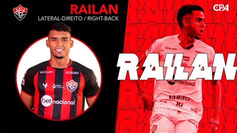 RAILAN LATERAL DIREITO RIGHT BACK VITÓRIA 2023 YouTube