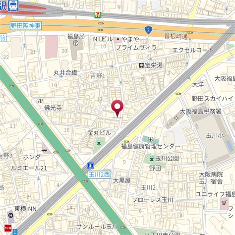 大阪府大阪市福島区吉野1－13－22 の地図 Mapfan