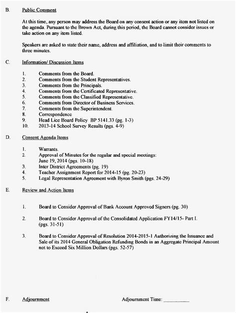 Vfw Meeting Minutes Template