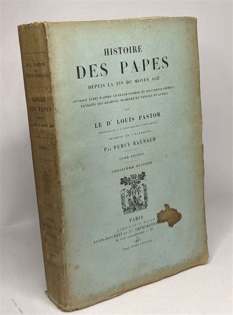 Histoire des papes depuis la fin du moyen âge TOME SECOND 3e