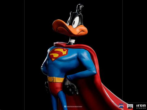 Daffy Duck Superman Has Arrived With New Iron Studio Statue