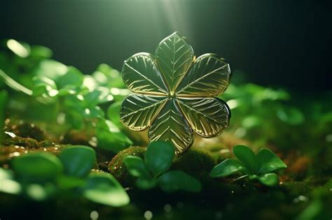 Premium AI Image | Explore the symbolism of clover in different artis ...