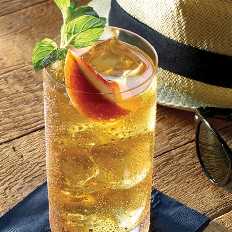 Refreshing Peach Iced Tea Vodka Cocktail Recipe Recipe Tea Drink