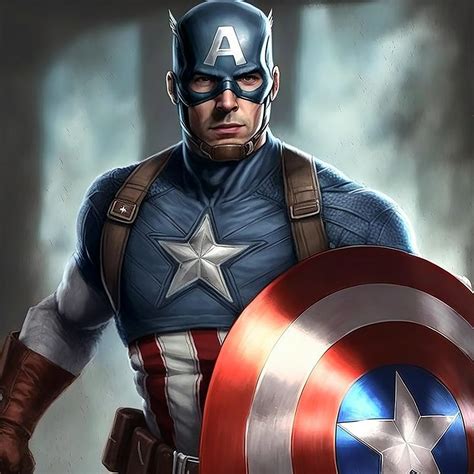 Captain America Digital Art By Creationistlife Fine Art America