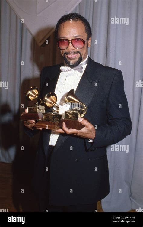 Quincy Jones at The 24th Annual Grammy Awards on February 24, 1982, at ...