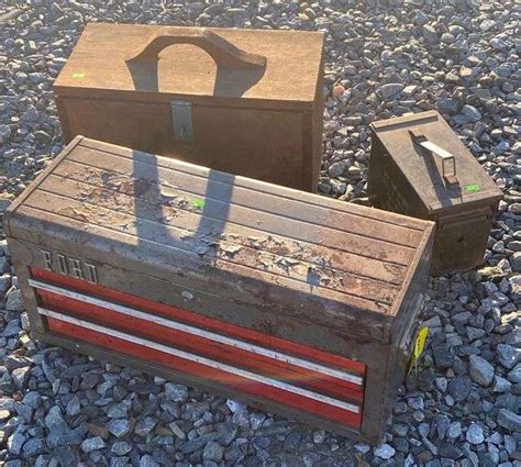 Vintage Craftsman Tool Box And Ammo Can Lot Dixon S Auction At Crumpton