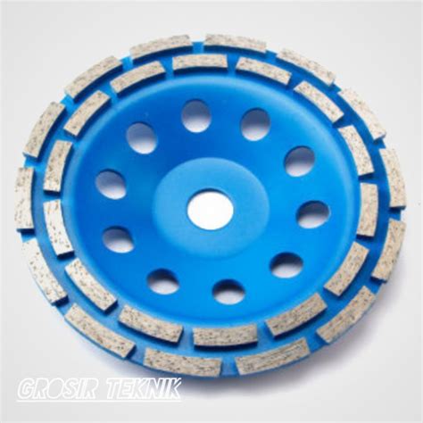 Jual Mata Gerinda Poles Beton Lantai Batu Diamond Cup Wheel Double