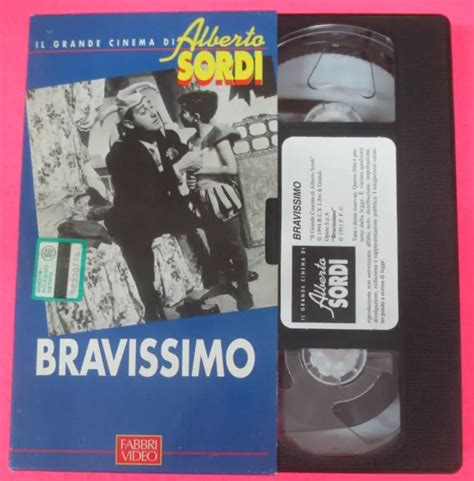 Vhs Film Bravissimo Luigi D Amico Il Grande Cinema Di Alberto Sordi