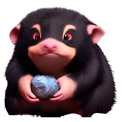 Niffler From Harry Potter Digital Graphic · Creative Fabrica