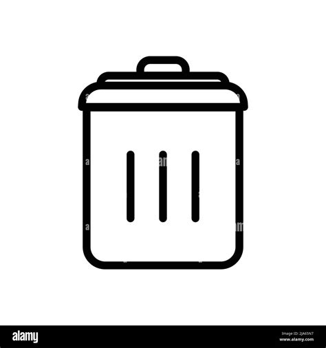 Trash Can Icon Vector Cleanliness Throw Garbage In Its Place