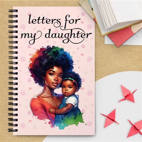 Letters For My Daughter Spiral Notebook Bullet Journal With Dotted Pages Stationery T For