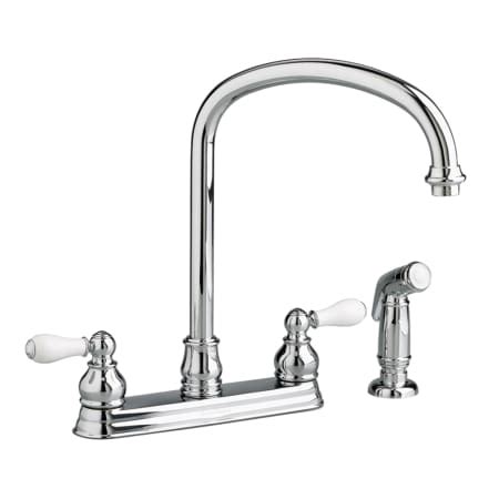 American Standard 4771 712 002 Chrome Double Handle Kitchen Faucet With