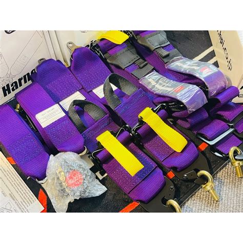 Hpi Racing Belt Fia Harness แท้ 6 จุด รุ่นใหม่ สีม่วง Made In Japan