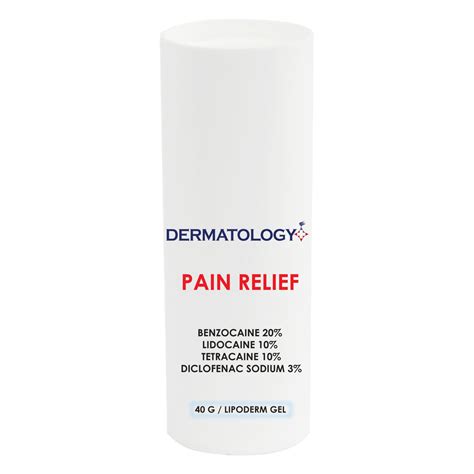 Pain Relief Benzocaine 20 Lidocaine 10 Tetracaine 10 Diclofenac Sod