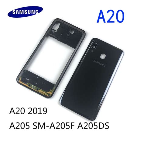 For SAMSUNG Galaxy A20 2019 A205 SM A205F A205DS Housing Middle Frame