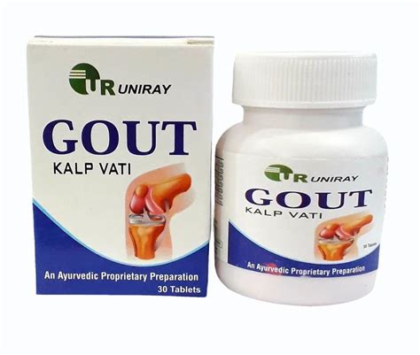 Tablet Gout Vati R For Joint Pain Packaging Size Tab At Rs