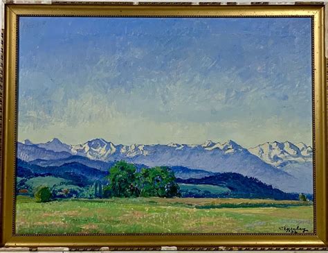 Hans Eggenberger 1911 1983 Berglandschaft Gemälde Kaufen auf Ricardo