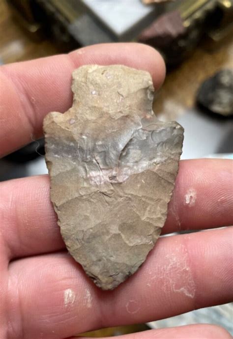 Big Slough Authentic Arrowhead Hardin County Tennessee Ebay