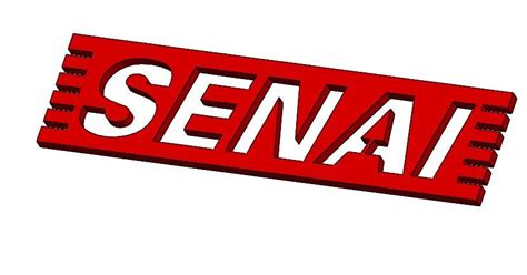 logo senai   leocatuzo   stl model printablescom