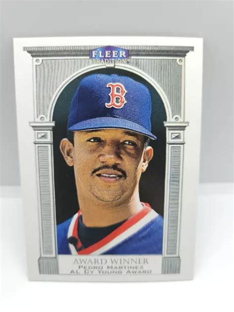 Laur Ats Des Prix Fleer Tradition Pedro Martinez Red Sox