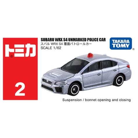 Mô hình xe hơi Tomica No 2 Subaru WRX S4 Unmarked Police Car nShop