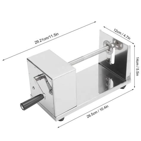 Qiilu Coupe Pommes De Terre Manivelle Coupe Pommes De Terre Manuel En