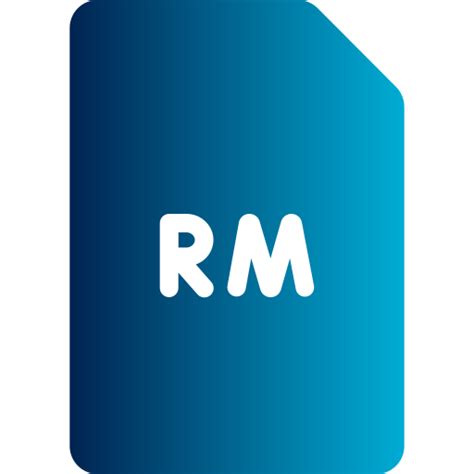 Rm file Generic gradient fill icon