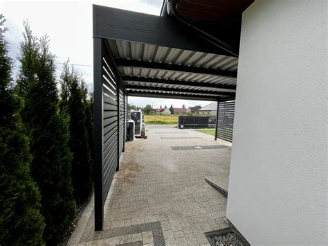 Wiata Dwustanowiskowa Carport X Cianki Horizontal Z Bkowice