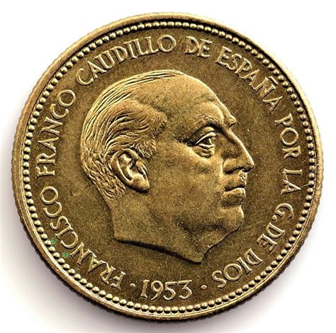 Spain Francisco Franco 2 1 2 Pesetas PRUEBA 1953 70 Catawiki