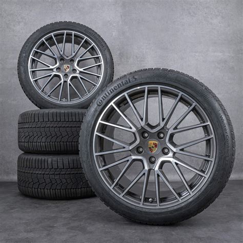 Original Porsche 21 Inch Cayenne Rims 9Y Spyder Winter Wheels Winter