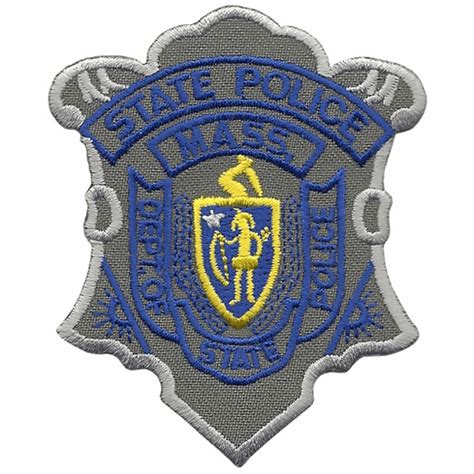 Massachusetts State Police Badge Patch