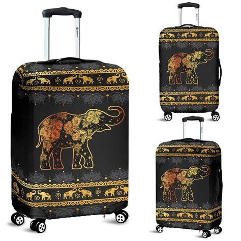 Elephant Mandala Luggage Covers Luggage Covers Elephant Lover Save