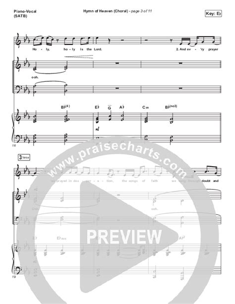 Hymn Of Heaven Choral Anthem Satb Sheet Music Pdf Phil Wickham Arr