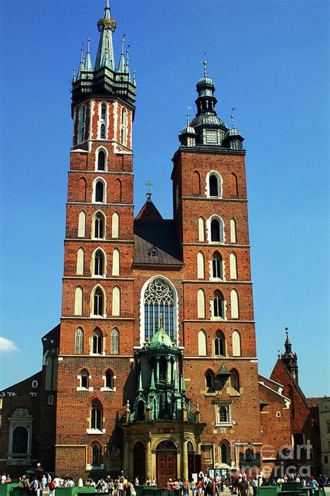 St. Marys Basilica in Krakow Photograph by Mariola Bitner