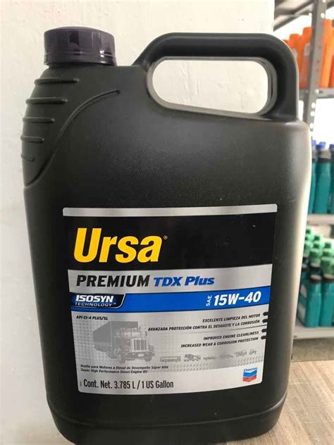 Aceite Chevron Ursa Premium Tdx Plus 15w40 C 1 Galón Envío Gratis