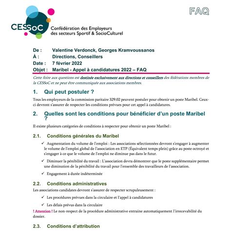 Faq Appel Candidatures Pdf Docdroid