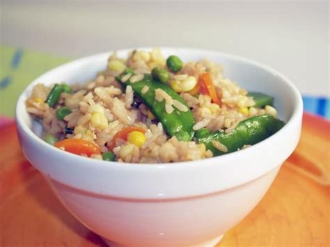 Fried Brown Rice And Vegetables Recipe