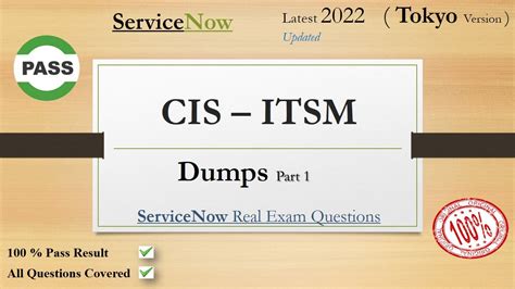 Servicenow Cis Itsm Dump Servicenow Certified Implementation